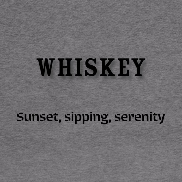 Whiskey: Sunset, sipping, serenity by Old Whiskey Eye